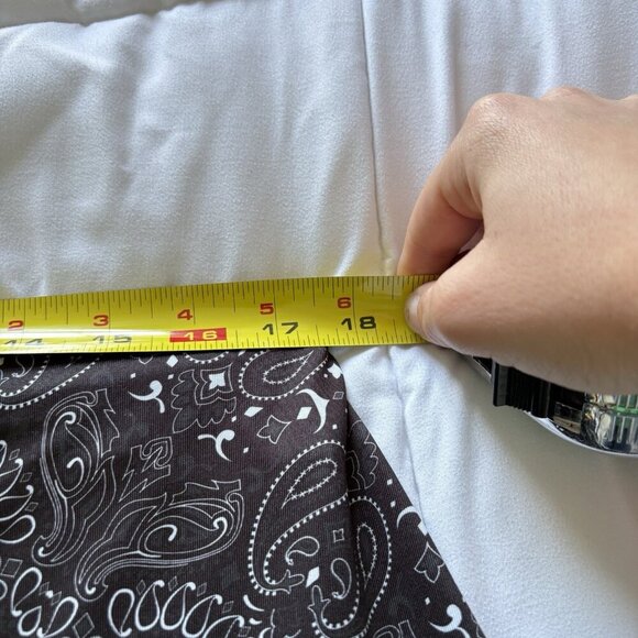 Lucky In Love Tennis Golf Skort Skirt Black Stretch Womens Size XXL Paisley - Picture 3 of 8